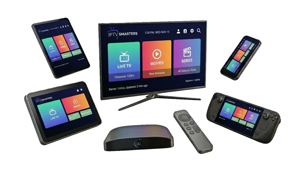IPTV Smarters Pro compatible avec plusieurs ecrans