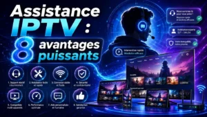 Assistance IPTV avec support réactif, installation rapide, connexion stable et aide personnalisée sur plusieurs appareils.