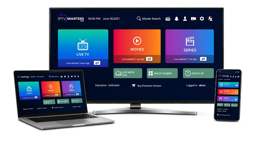 IPTV Smarters Pro multi ecrans