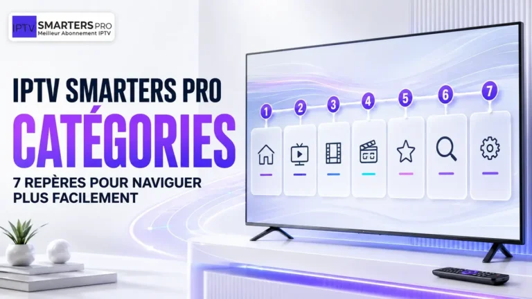 IPTV Smarters Pro catégories : 7 repères pour naviguer plus facilement