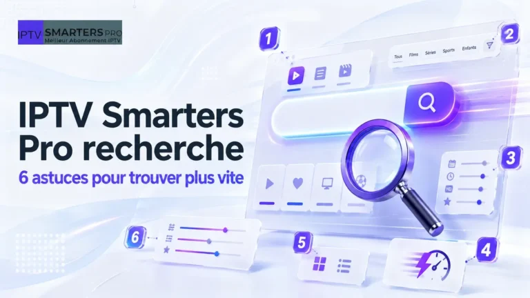 IPTV Smarters Pro recherche : 6 astuces pour trouver plus vite