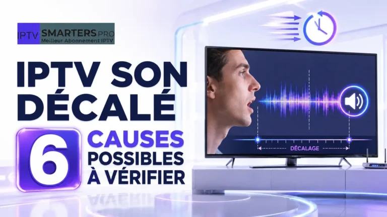 IPTV son décalé : 6 causes possibles à vérifier