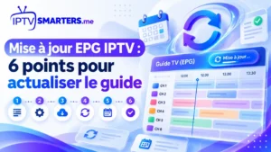 Mise à jour EPG IPTV avec guide des programmes et 6 points pour actualiser les horaires