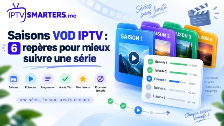 Saisons VOD IPTV : conseils pour mieux suivre une série et ses épisodes