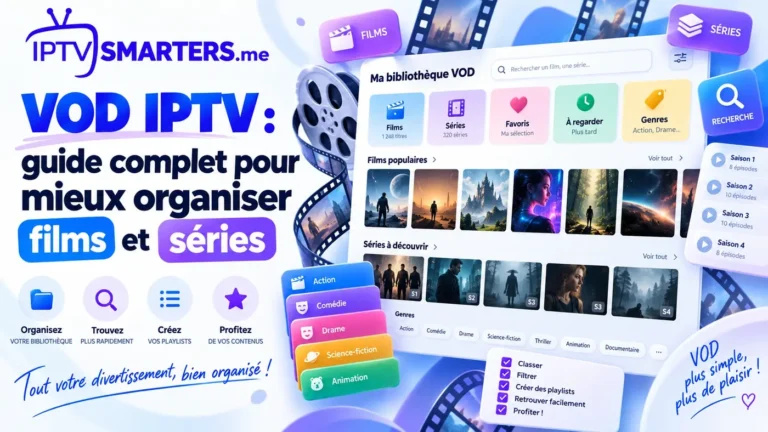 VOD IPTV : guide pour mieux organiser films et séries