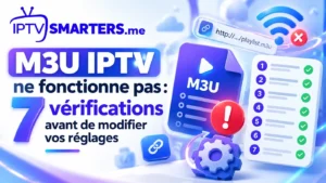 M3U IPTV ne fonctionne pas : 7 vérifications avant de modifier vos réglages