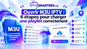 Ouvrir M3U IPTV et charger une playlist correctement en 6 étapes