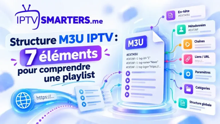 Structure M3U IPTV : 7 éléments pour comprendre une playlist